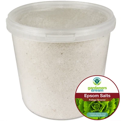 GardenersDream - EPSOM SALTS - FOLIAGE GREENER PLANT FOOD GARDEN FERTILISER