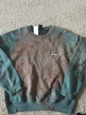 Urban Outfitters Lets Frans Velour Green Sweatshirt Small