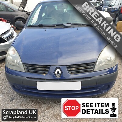 RENAULT CLIO Mk2 CAMPUS 2006-2008 1.2 Petrol Manual Blue 2-Door 60BHP-  Fusex4