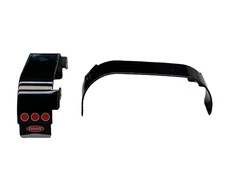 1/64 DCP PARTS BLACK PETERBILT 359/379/389 REAR METAL FENDERS SET