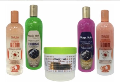 Magic Hair Therapy Shampoo & Conditioner BOOM ,Day & Night Treatments and Detox 