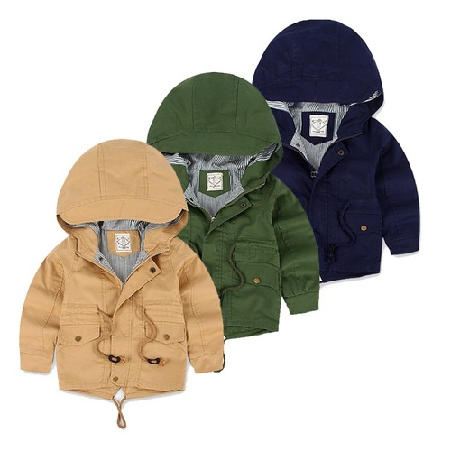 Children Winter Fleece Outdoor Jackets Hooded Warm Kids Boy Casual Baby Boy Coat - Picture 5 of 19