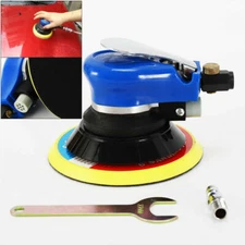Air Body Random Orbital Palm Sander 6'' Pneumatic Polisher DA Buffing Sanding