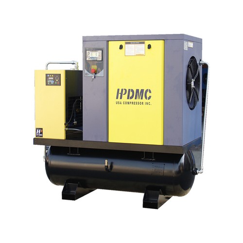 7.5KW 10-HP 230V/60HZ 80-Gallon 3 Phase Rotary Screw Air Compressor W / Dryer - Picture 12 of 12