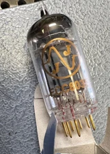 JJ ECC803S 12AX7 Long Plate Gold Pins Tube New Old Stock