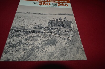 Oliver Tractor 260 265 Disk Harrow Dealer's Brochure TBPA 