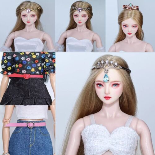 9 Styles Party Earring  Necklaces Crowns New Baby Girl Gift  1/6 1/3 1/12 Doll - Picture 1 of 20