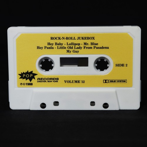 Rock-N-Roll Jukebox Vol. 12 Cassette Tape Only, No Case, 1988 Golden Oldies, Pop - Picture 2 of 3
