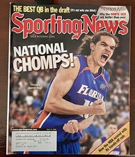 Sporting News magazine, April 14, 2006, cover: Joakim Noah Sporting News magazine, April 14, 2006, cover: Joakim Noah