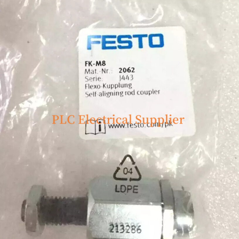 FK-M8 1PCS NEW FESTO FK-M8 2062 Self-aligning Quick Coupling Fast Shipping