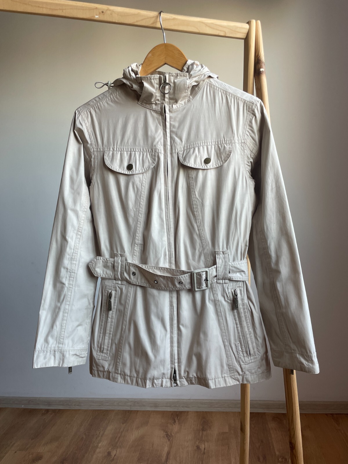 Barbour Slik Sheen Cameron Womens Jacket Size UK 10/ EUR 38/ US 8