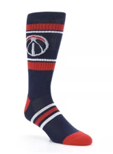 Washington Wizards For Bare Feet Youth 1-6 Women’s￼ 3-8 Quarter-Length Socks