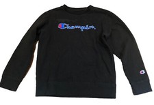Champion Authentic Athletic Pullover Spellout Crewneck Sweatshirt Youth Large
