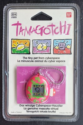 Bandai Tamagotchi V1, virtuelles Haustier, Original 1996-1997, werkseitig versiegelt.