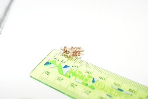 9ct / 375 Water Bearer GOLD CHARM Asian Seller Yoke UK Hallmarked VINTAGE 2.6g - Picture 7 of 10