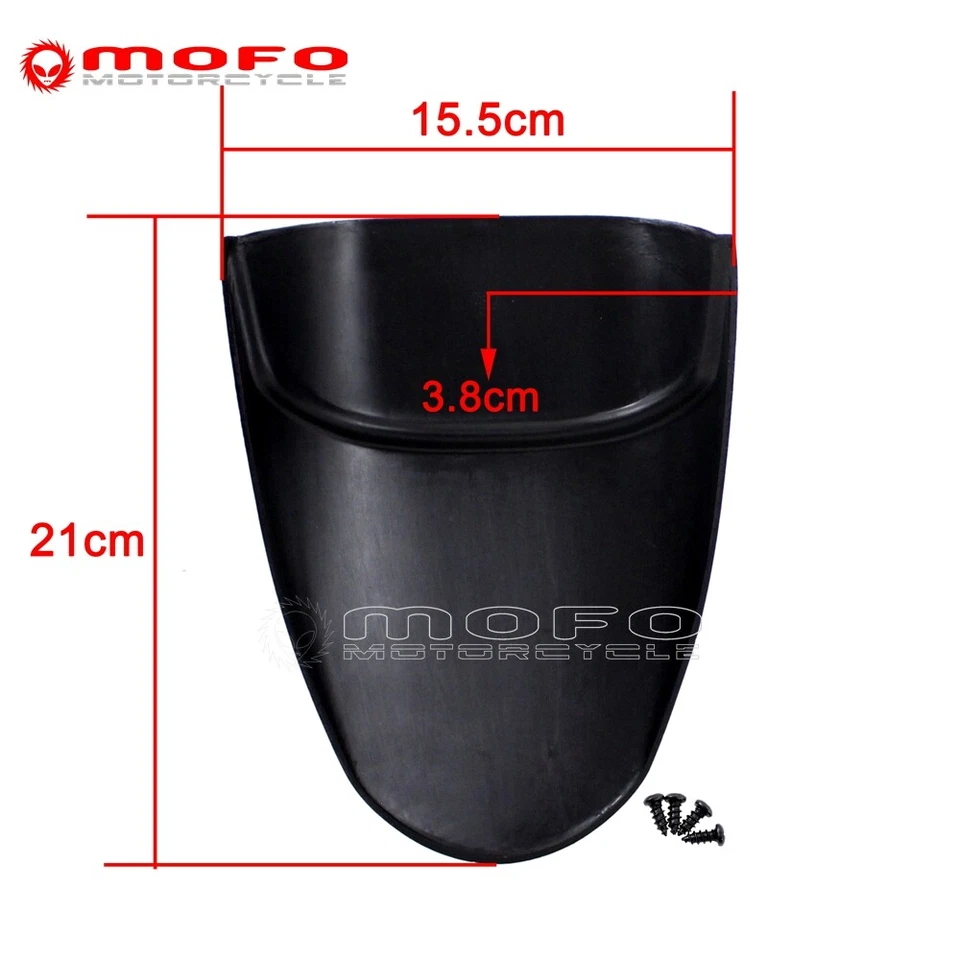 Extensión guardabarros delantero ABS para motocicleta universal para BMW F700GS negro Foto 2 de 4