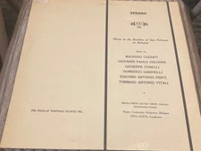 MUSIC IN THE BASILICA OF SAN PETRONIO IN BOLOGNA VINYL LP CAZZATI,COLONNA-G/Mint