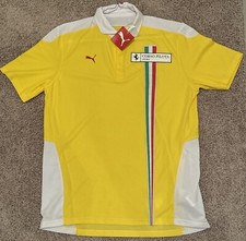 SUPER RARE NEW  TAGS Ferrari Puma Corso Pilota Sport Polo Shirt Sz L 52/54 MINT