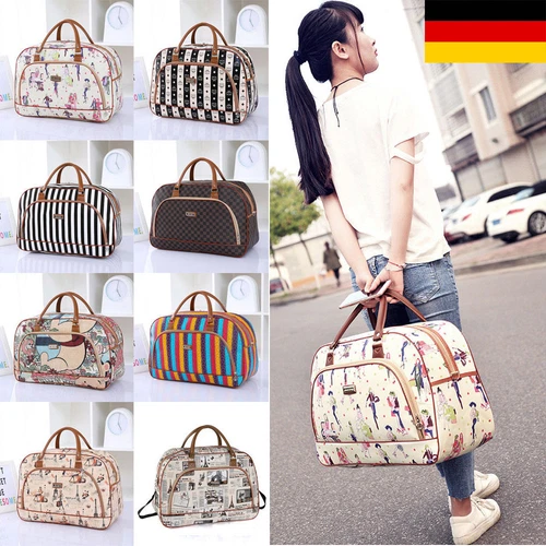 Damen Handtasche Reisegepäck allrounder Reisetasche Weekender Sporttasche Tasche - Bild 2 von 24