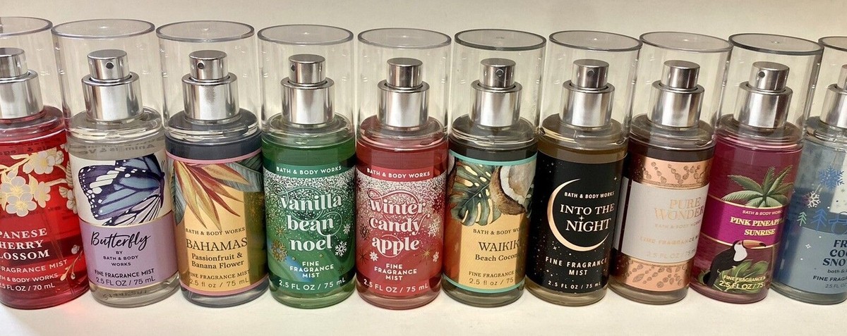 Bath and Body Works Travel Size Fine Fragrance Mist 2.5 fl