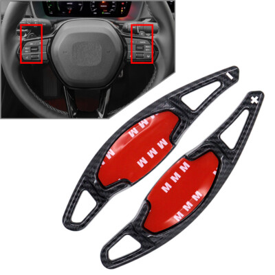 2x Car Steering Wheel Paddle Shifter Extension For Honda Civic 11th 2022+ Black