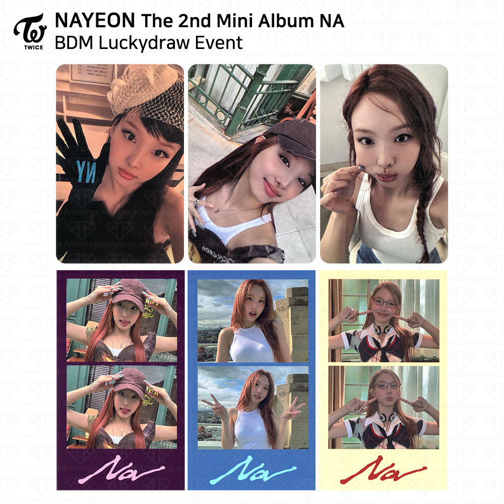 TWICE Nayeon The 2nd Mini Album NA BDM Lucky Draw Photocard