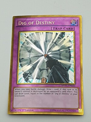 Yu-Gi-Oh! Einzelkarte Dig of Destiny Gold Rare 1.Auflage NM 