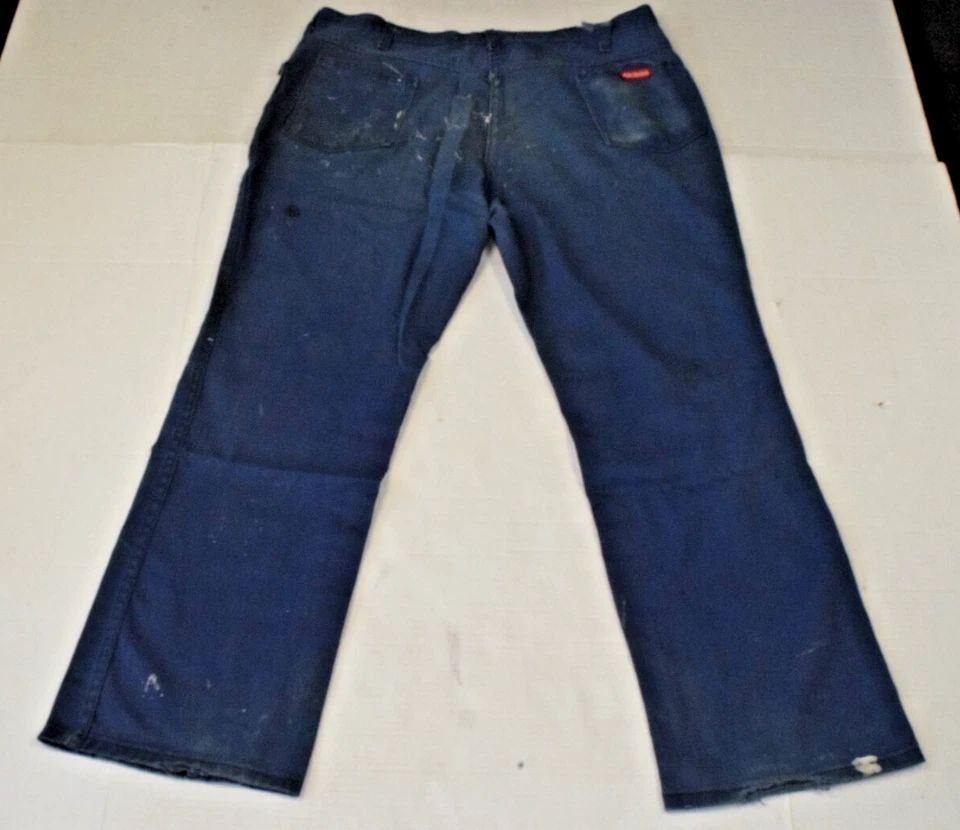 Pantalones utilitarios vintage Dickies talla 38 x 27,5 años 90 azul marino usados en ropa de trabajo Foto 2 de 4