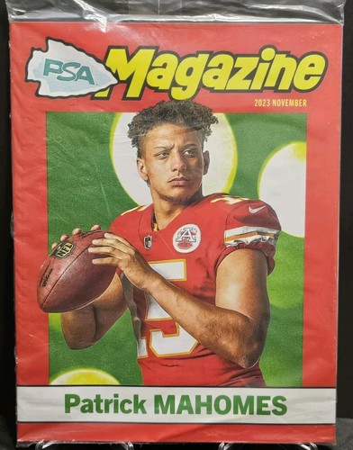 Revista PSA Patrick Mahomes Cubierta 2023 Noviembre (Nuevo Precintado) - Imagen 2 de 3