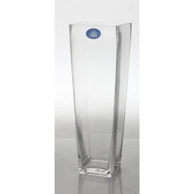 Glasvase eckig Glas Vase Blumenvase Blumen Haushalt wohnen Dekoration NEU TOP