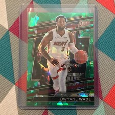 Dwyane Wade #33 Heat 12/99 made 2024 panini national Vip Gold Green Cracked Ice