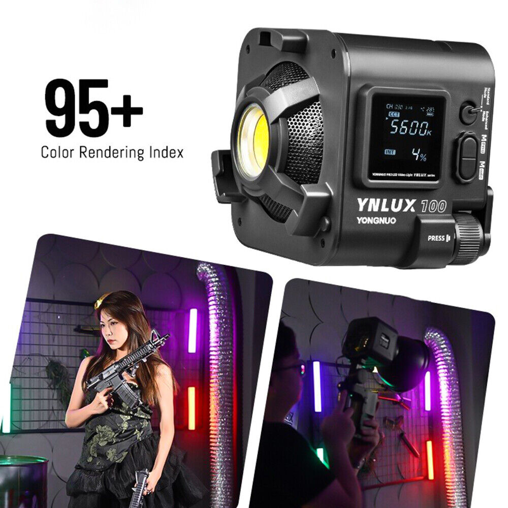 YONGNUO 3200K-5600K 100W LED Video Light COB Fill Light 12 YONGNUO 3200K-5600K 100W LED Video Light COB Fill Light 12