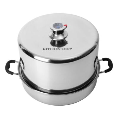 Large Stainless Steel Steam Canner Efficient Fast Easy Canning 7 Quart Jars