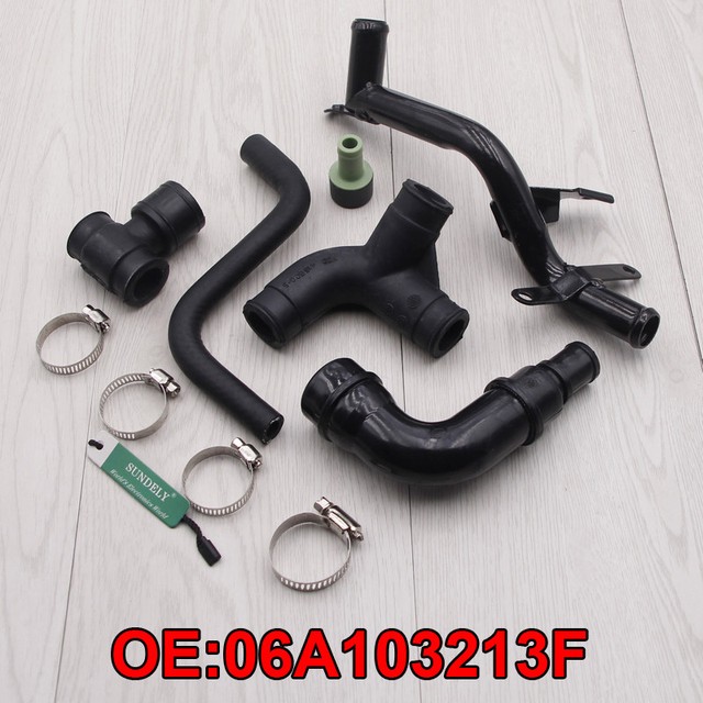 Set Breather Vent Hose Engine Crankcase for VW PASSAT AUDI A4 A6 1.8t
