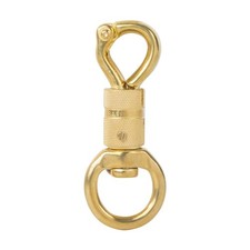 1 PCS Solid Brass Panic Snap 11/8x41/4 Inch Quick Release Round Swivel