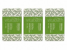 Vitabath Original Spring Green Moisturizing Gelee Soap Bars 8oz Lot of 3