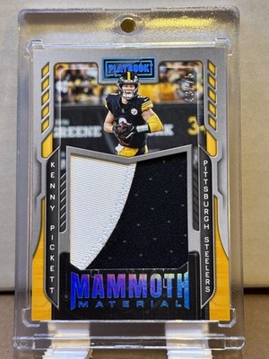 2022 Panini Playbook - Mammoth Material Kenny Pickett #MM-1 Platinum /75