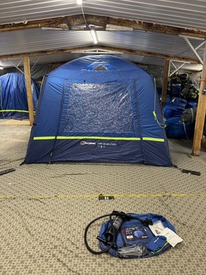 Berghaus Air Shelter Blue Airbeam Gazebo Air Tent 259 UK