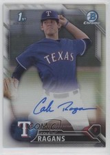 2016 Bowman Draft Chrome Pick Refractor 468/499 Cole Ragans #CDA-CRA Auto 2x4
