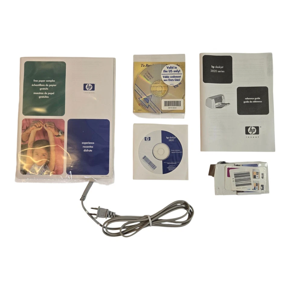 HP Deskjet 3820 Standard Inkjet Printer - Open Box - Read Description  - Image 4 of 4