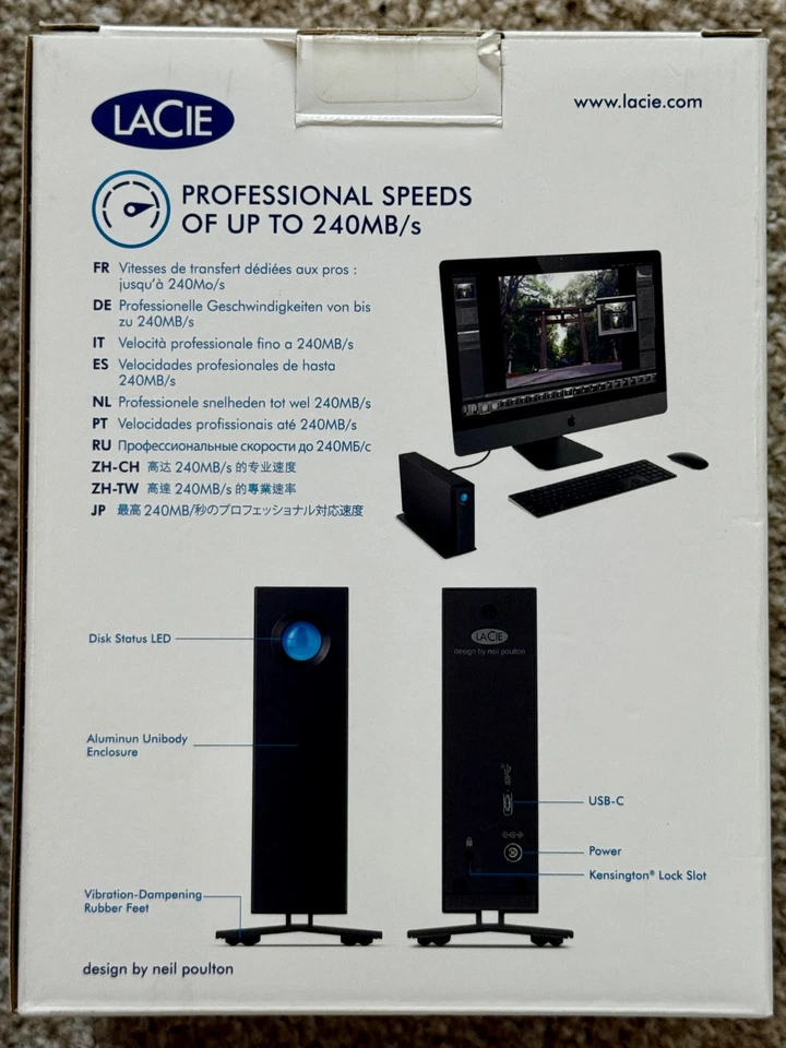 LaCie d2 Professional 6TB Gen 2 External Desktop Harddrive - Image 3 of 4