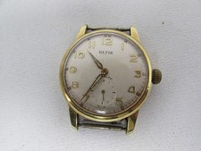 (ref1ZF) Vintage non working rolled gold/plated Hefik wristwatch