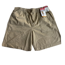 Wrangler Premium Five Star Relaxed Fit Shorts L 36-38 8  Inseam Casual Drawstring