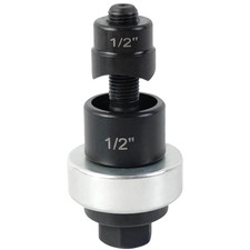 Manual Knockout Punch Kit, Heavy Duty Metal Sheet Knock Out Box Hole Cutter Cond