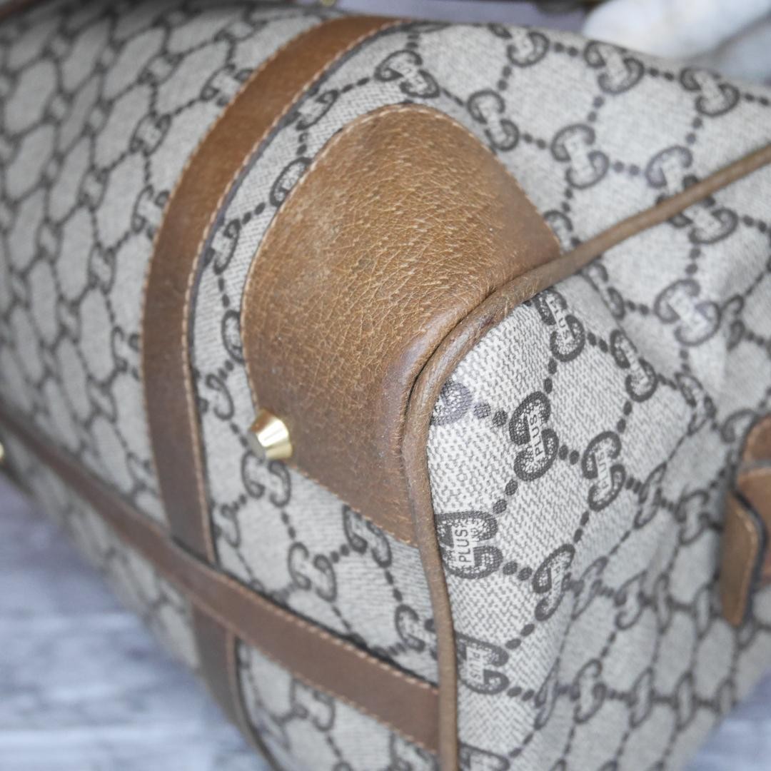 GUCCI PLUS Boston Bag GG Pattern Brown 0400 — image 15