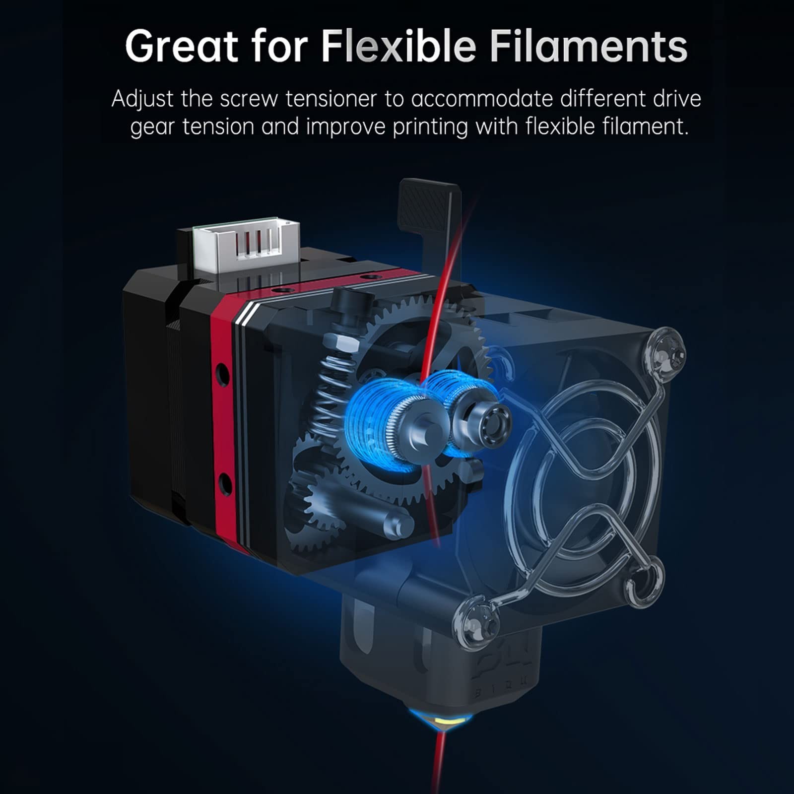 BIQU H2 V2S Direct Drive Extruder for BIQU BX, New Upgrade Dual Gear Extruder...