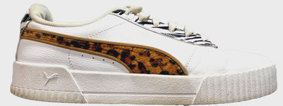 Womens Puma Carina Animal Print Sneakers. . Size 8.5