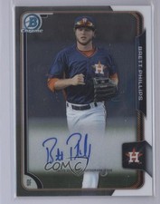 2015 Bowman Chrome Prospects Auto Brett Phillips #BCAP-BP Auto 7i2