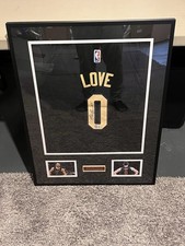 Kevin Love Cleveland Cavaliers Autographed Framed Jersey W/ Beckett COA