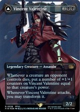 Vincent Valentine BORDERLESS SURGE FOIL Final Fantasy Magic MTG NM